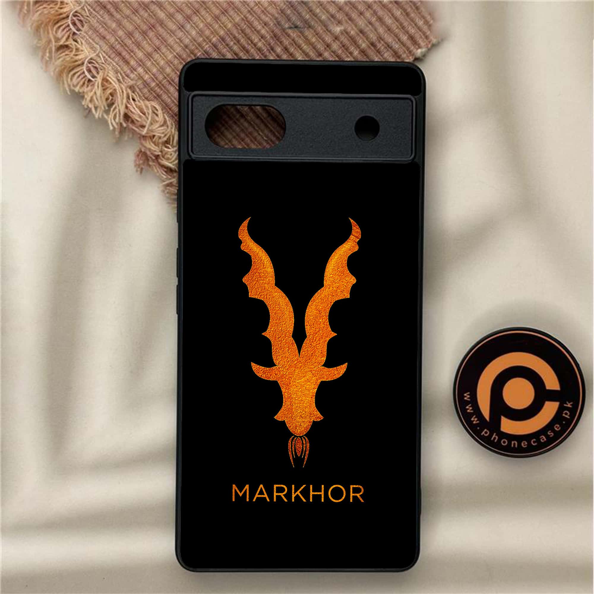 Google Pixel 6A - Markhor Series - Premium Metal Printed soft Bumper Shock Proof Case