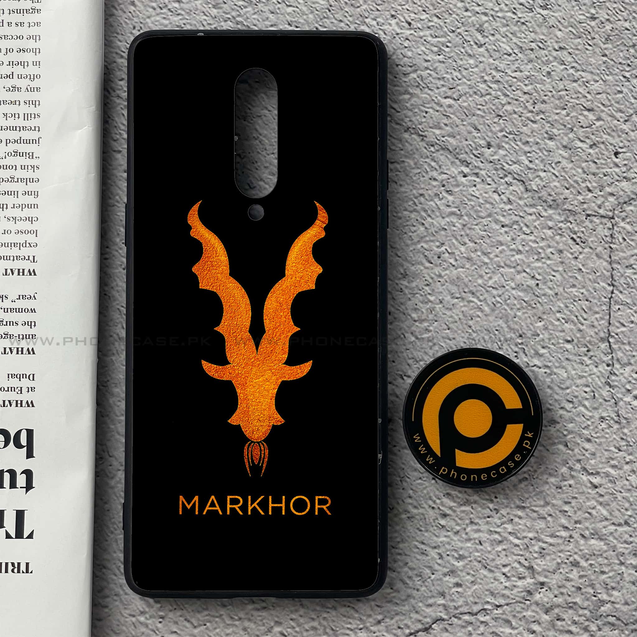 OnePlus 8 - Markhor  Series - Premium Printed Glass soft Bumper shock Proof Case