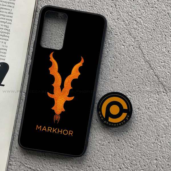 Vivo V21 - Markhor Design 12 - Premium Printed Glass soft Bumper shock Proof Case CS-31195