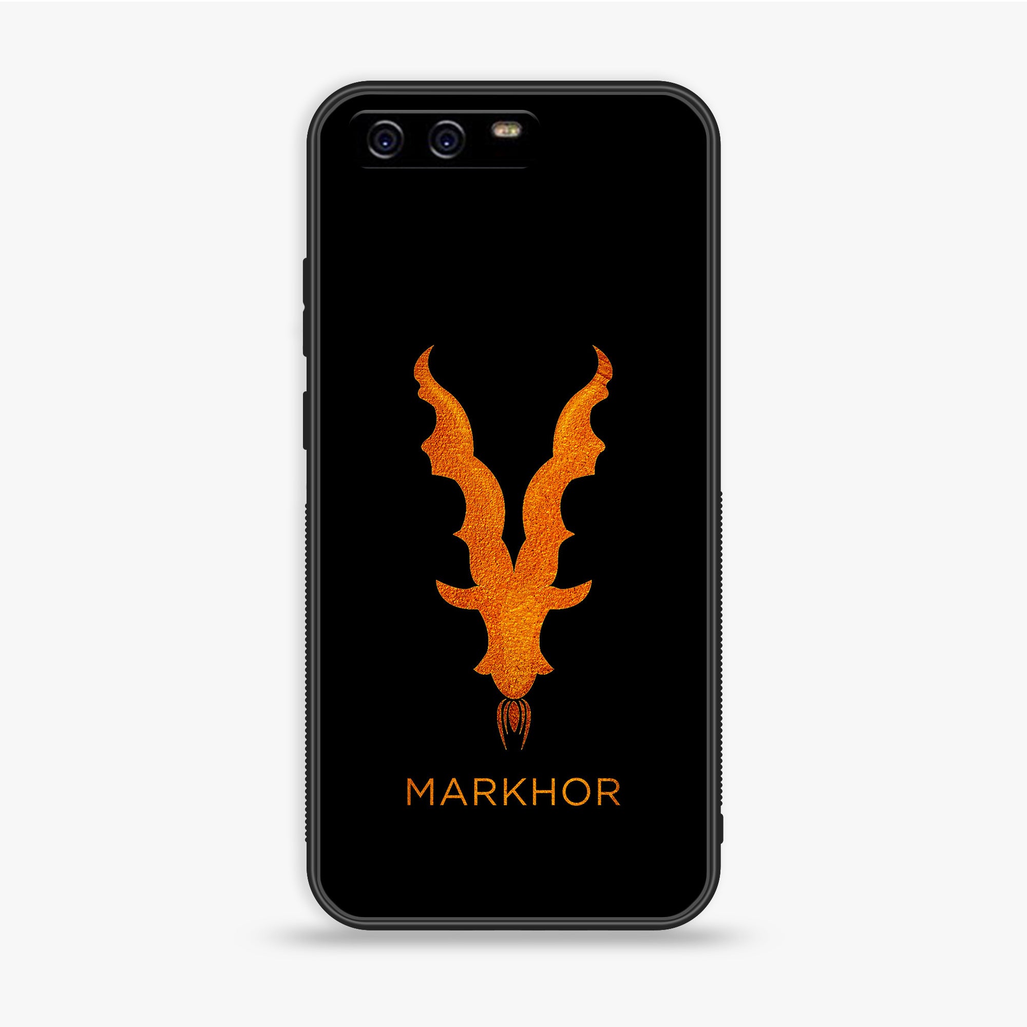 Huawei P10 Plus - Markhor Series - Premium Printed Glass soft Bumper shock Proof Case