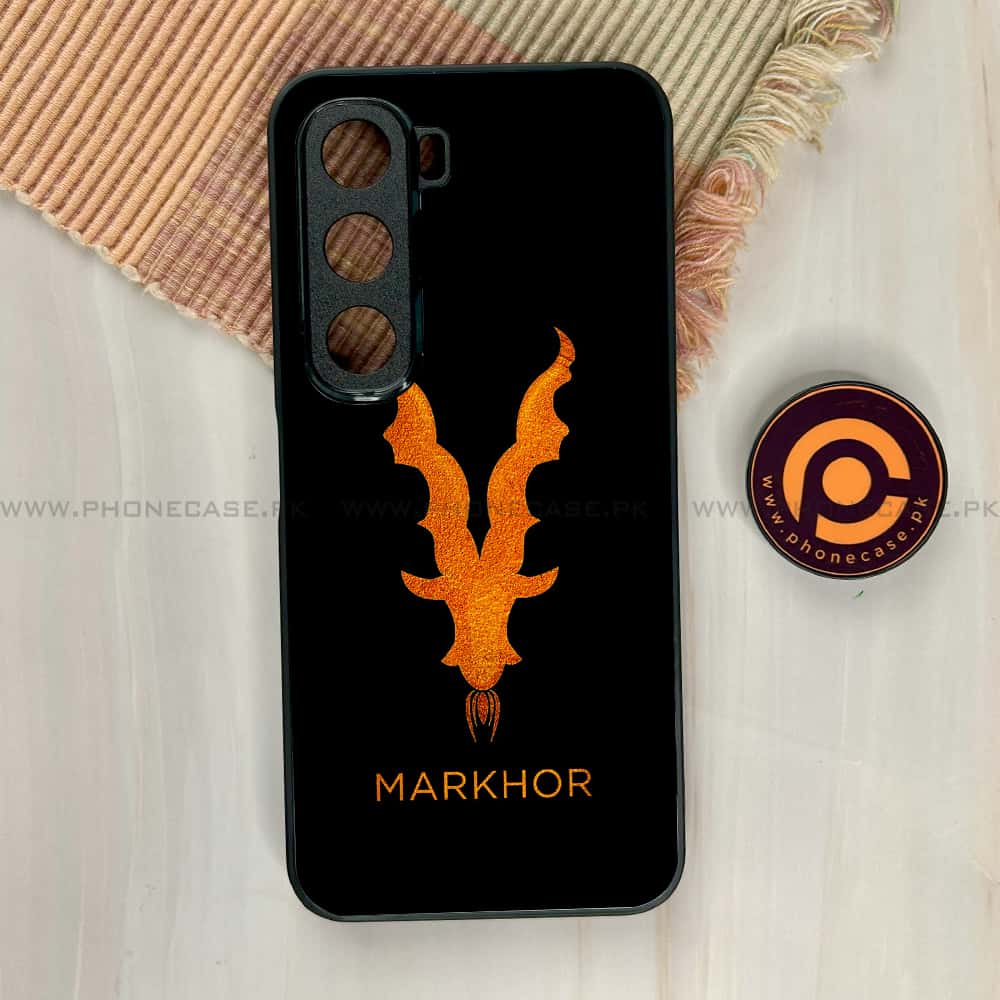 Infinix Hot 60i - Markhor Series - Premium Metal Printed soft Bumper shock Proof Case