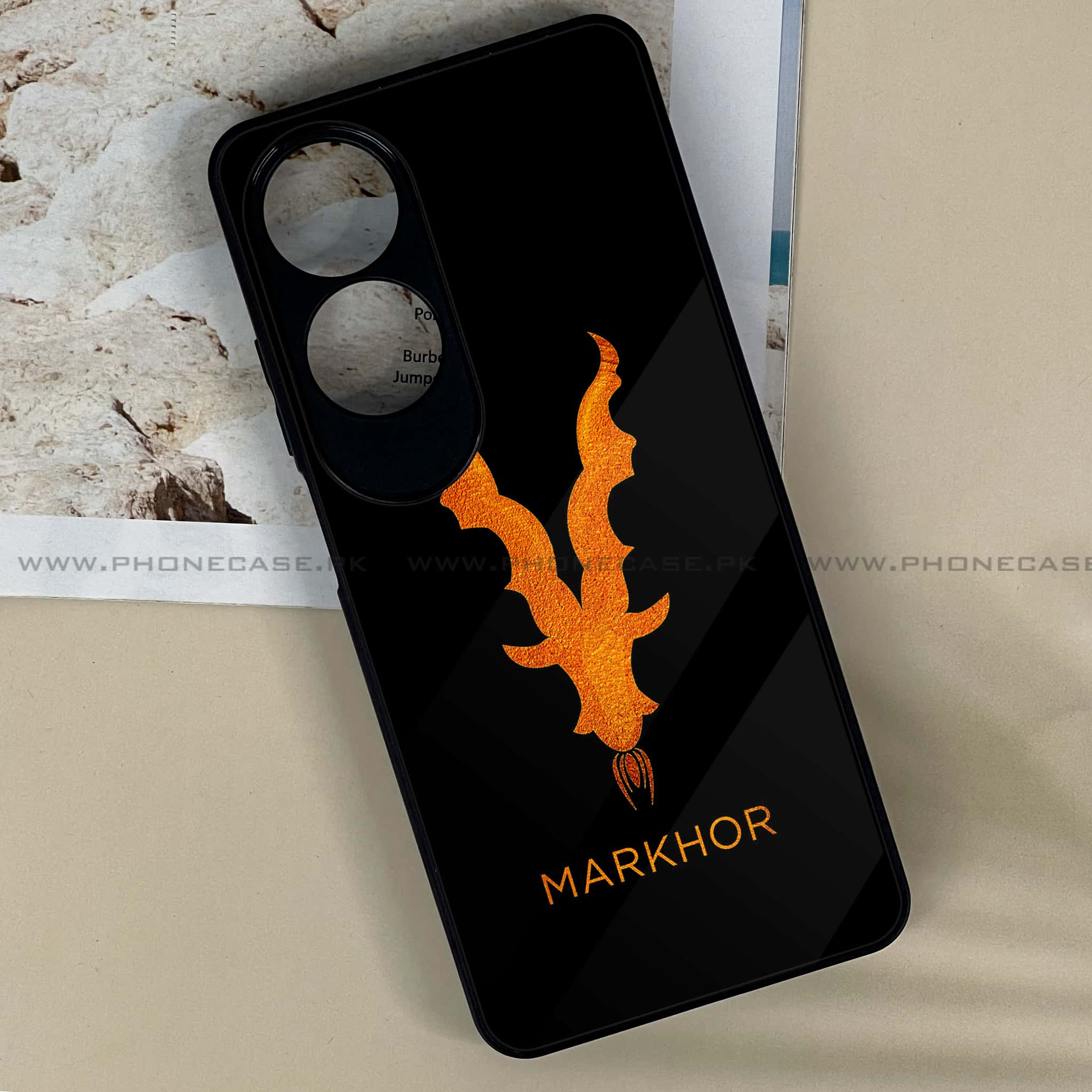 Oppo A60 - Markhor Series - Premium Printed Metal soft Bumper shock Proof Case