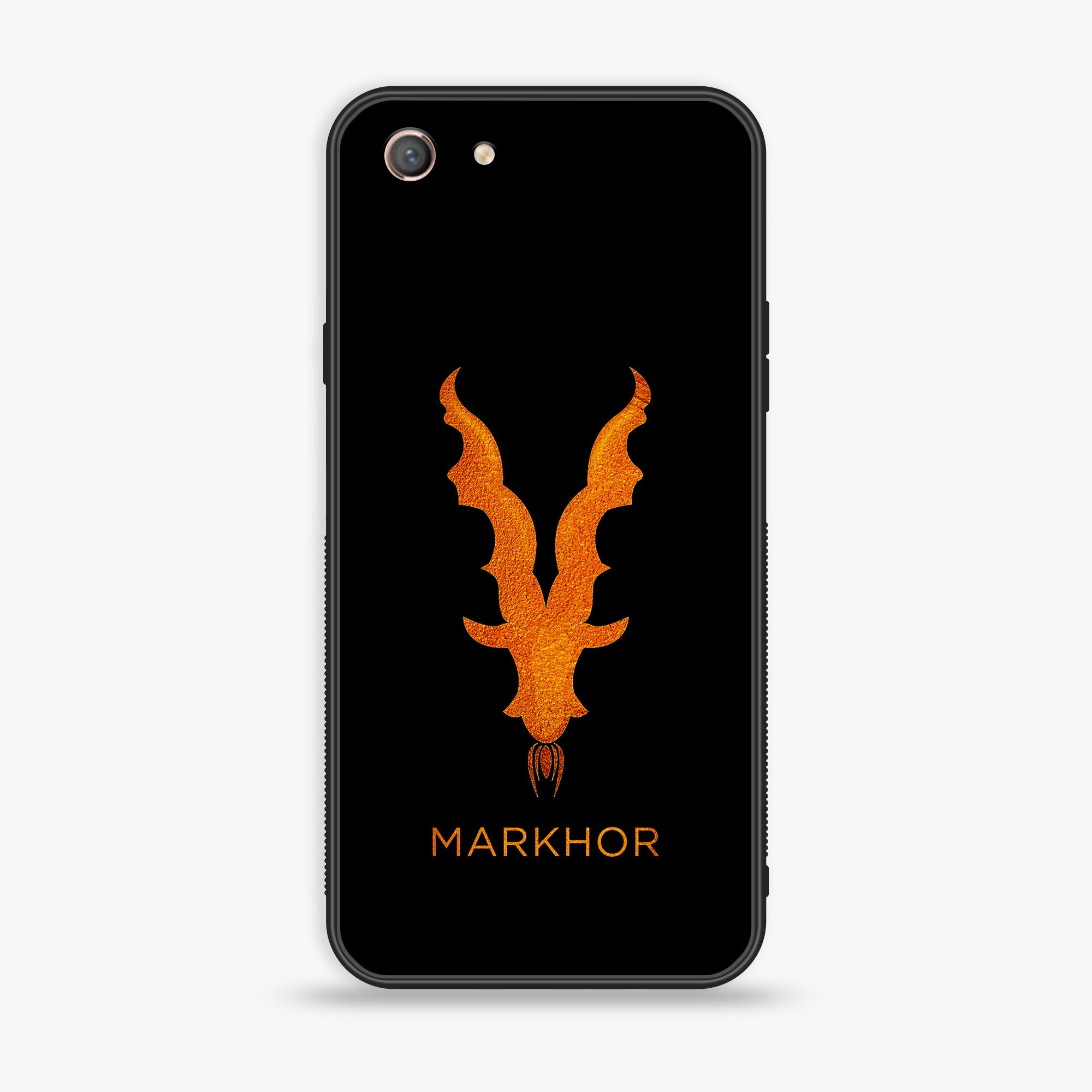 Oppo A71 (2017) - Markhor Series - Premium Printed Glass soft Bumper shock Proof Case