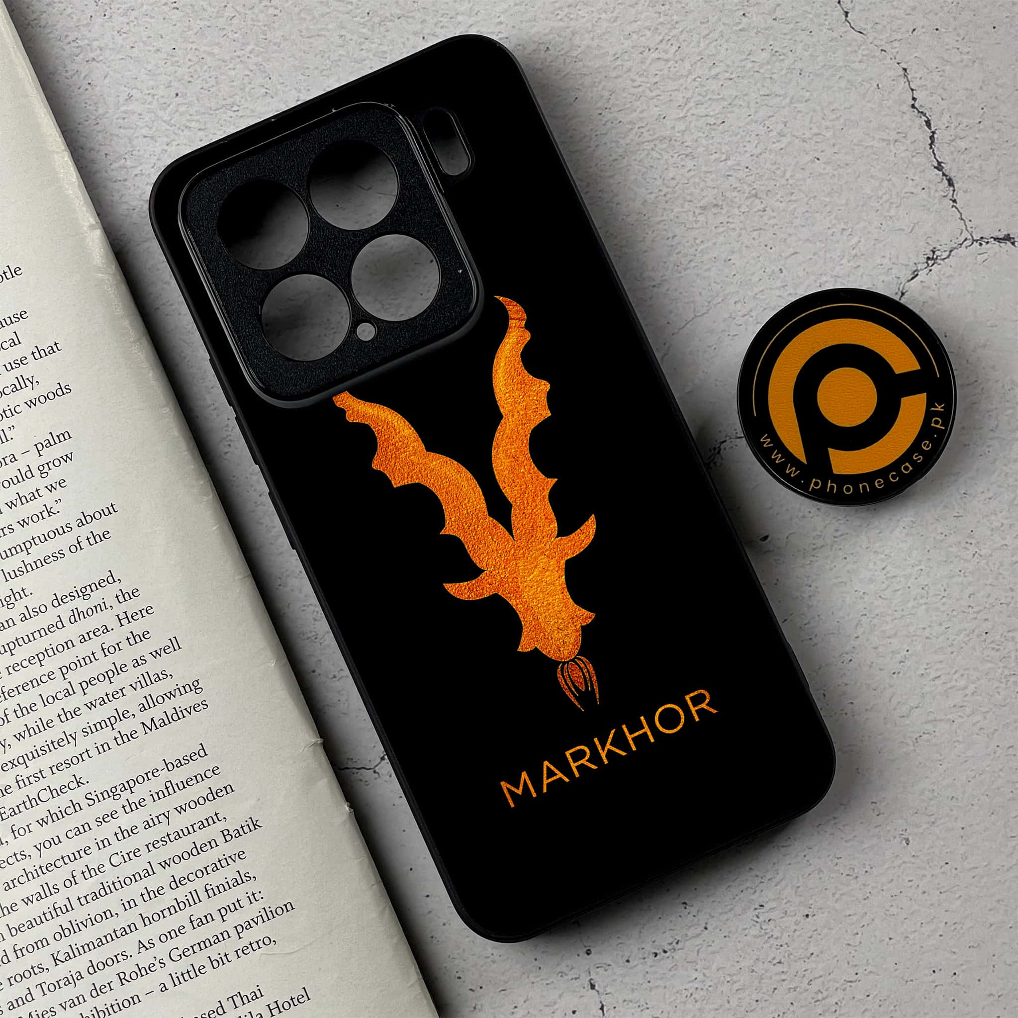 Xiaomi 15 - Markhor Series - Premium Metal Printed soft Bumper shock Proof Case