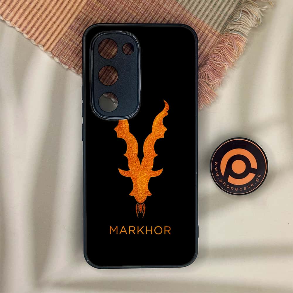 Tecno Spark 40 Pro Plus - Markhor Series - Premium Metal Printed soft Bumper shock Proof Case