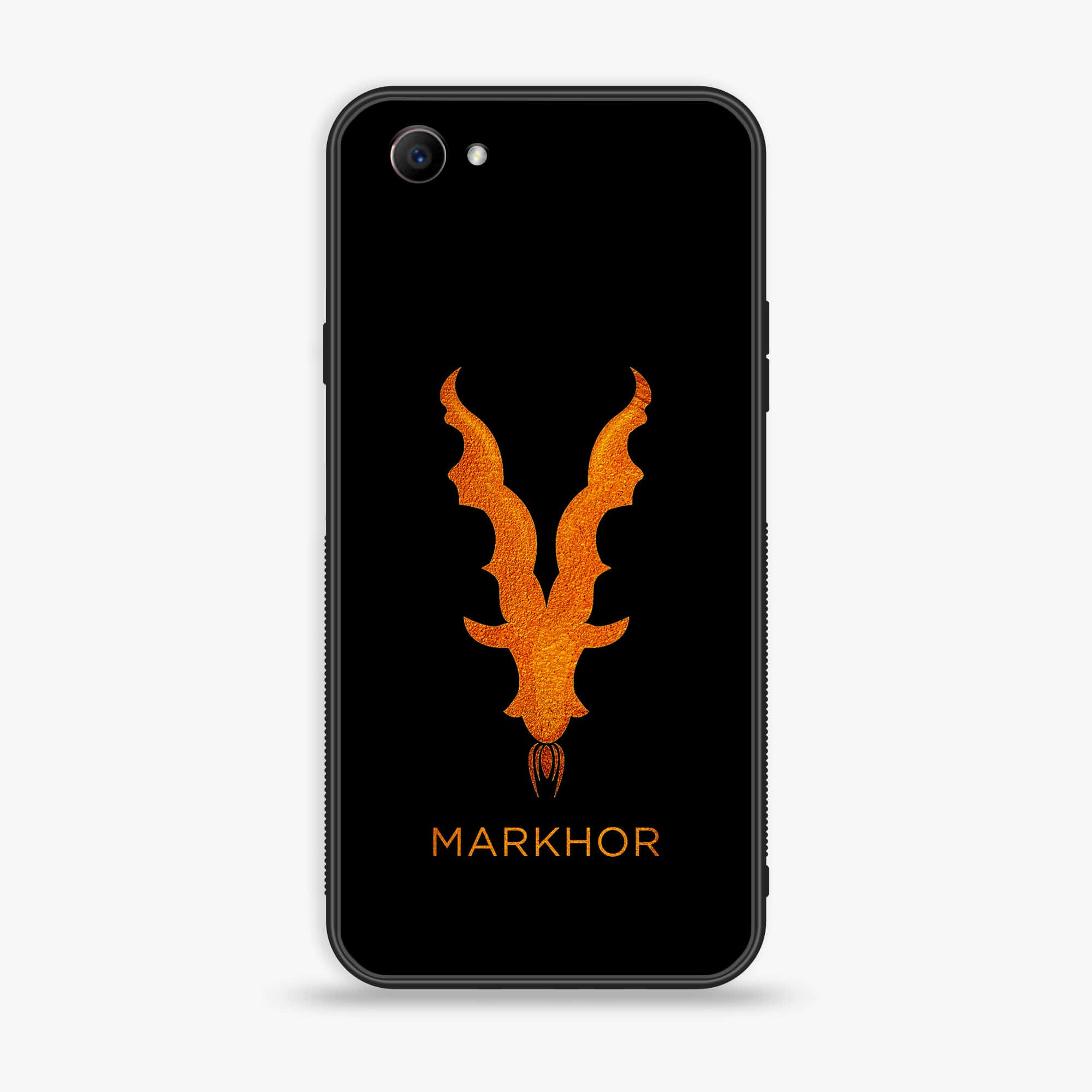 Oppo F7 Youth - Markhor Series - Premium Printed Glass soft Bumper shock Proof Case