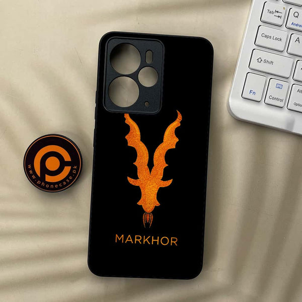 Realme 14 5G - Markhor Series - Premium Metal Printed soft Bumper Shock Proof Case