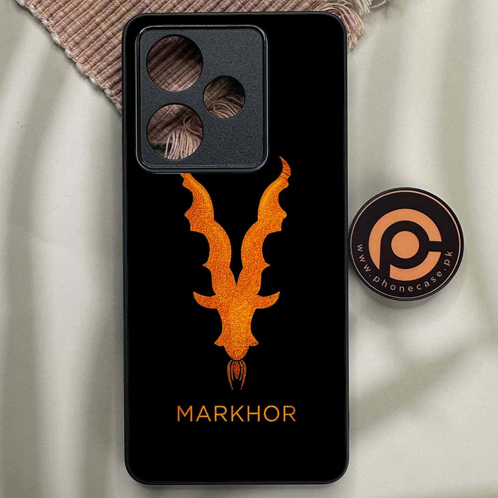 Realme GT 7 - Markhor Series - Premium Metal Printed soft Bumper shock Proof Case