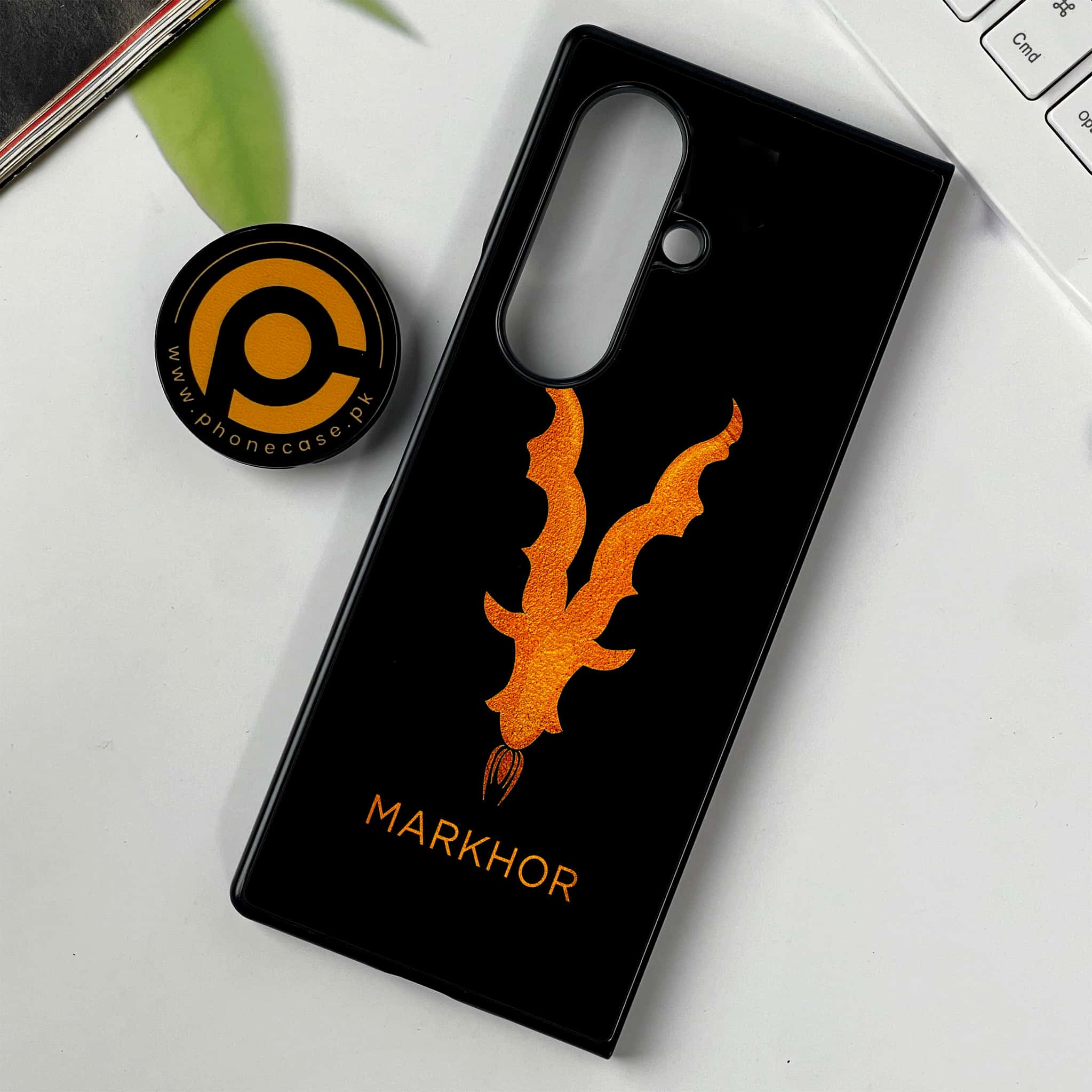 Samsung Galaxy Z Fold 7 - Markhor Series - Premium Metal Printed soft Bumper shock Proof Case