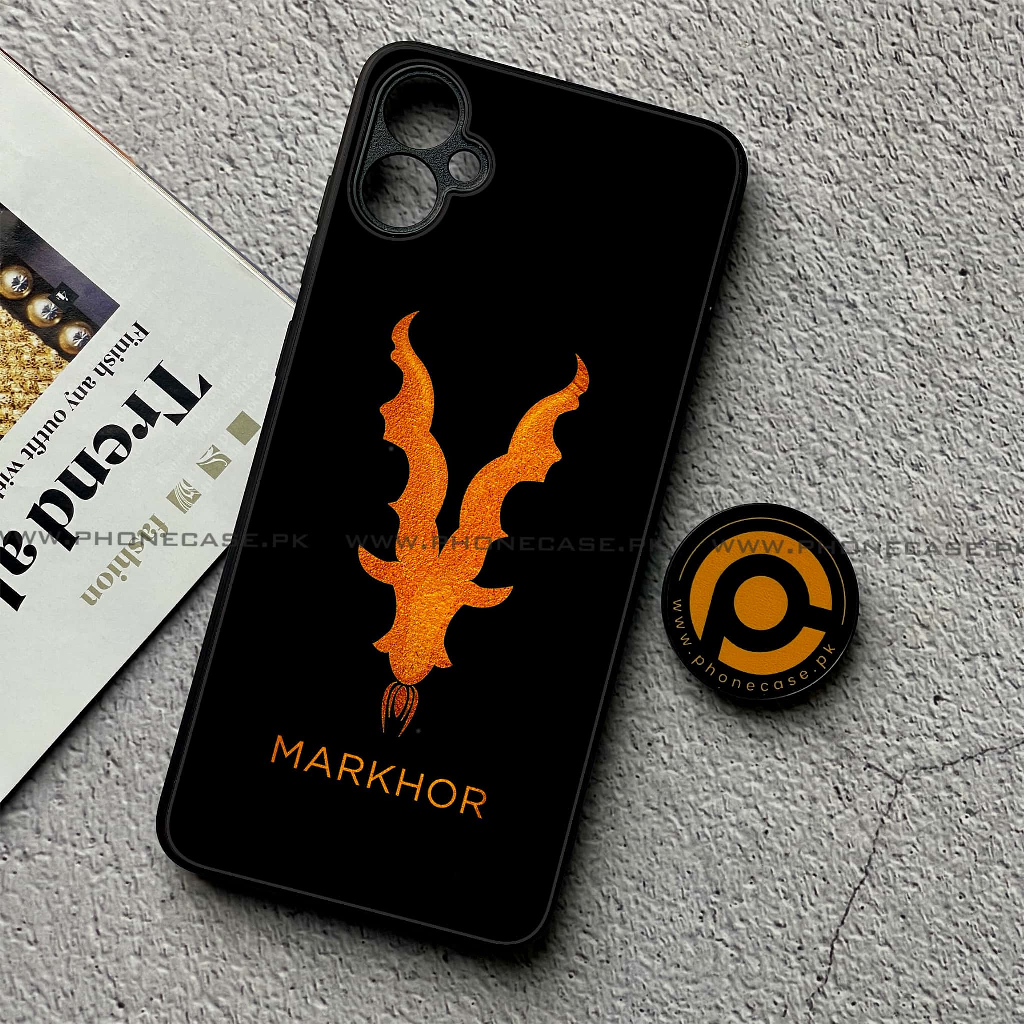 Samsung Galaxy A05 - Markhor Series - Premium Metal Printed soft Bumper shock Proof Case