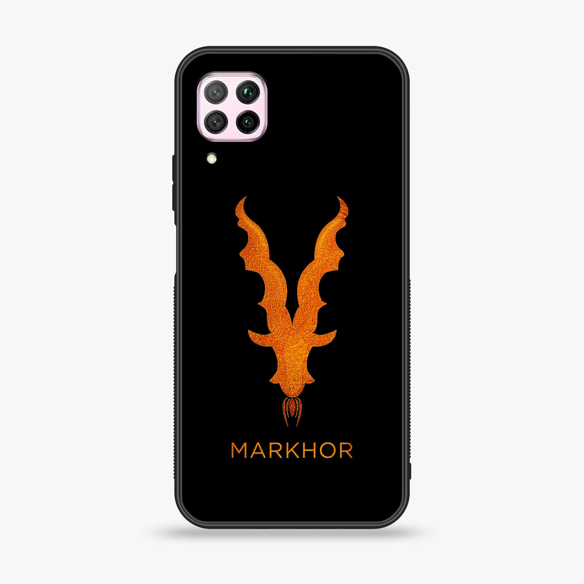 Huawei Nova 7i - Markhor Series - Premium Printed Glass soft Bumper shock Proof Case