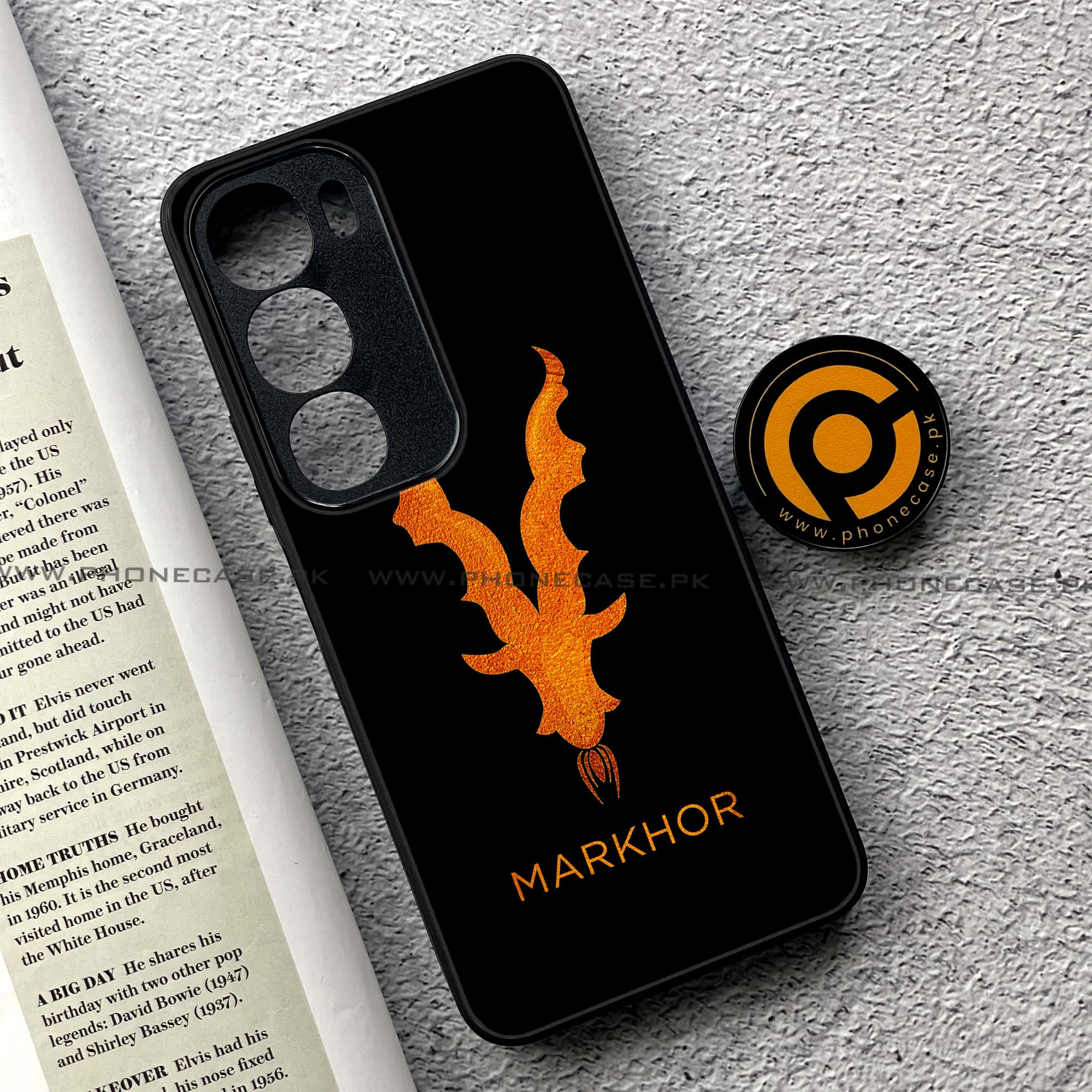 Vivo Y19s Pro - Markhor Series - Premium Metal Printed soft Bumper shock Proof Case