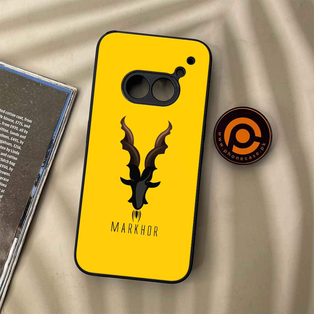 Nothing Phone (2a) - Markhor Series - Premium Metal Printed soft Bumper Shock Proof Case
