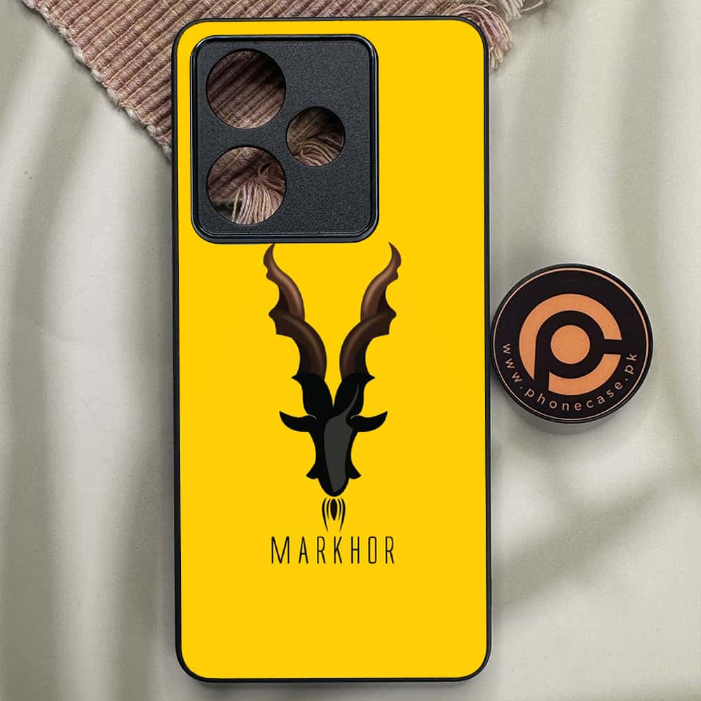 Realme GT 7T - Markhor Series - Premium Metal Printed soft Bumper shock Proof Case