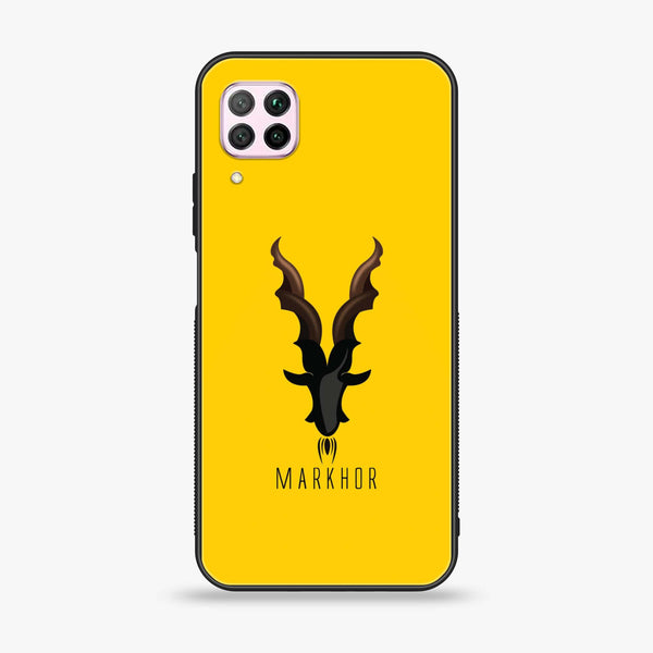 Huawei Nova 7i - Markhor Series - Premium Printed Glass soft Bumper shock Proof Case