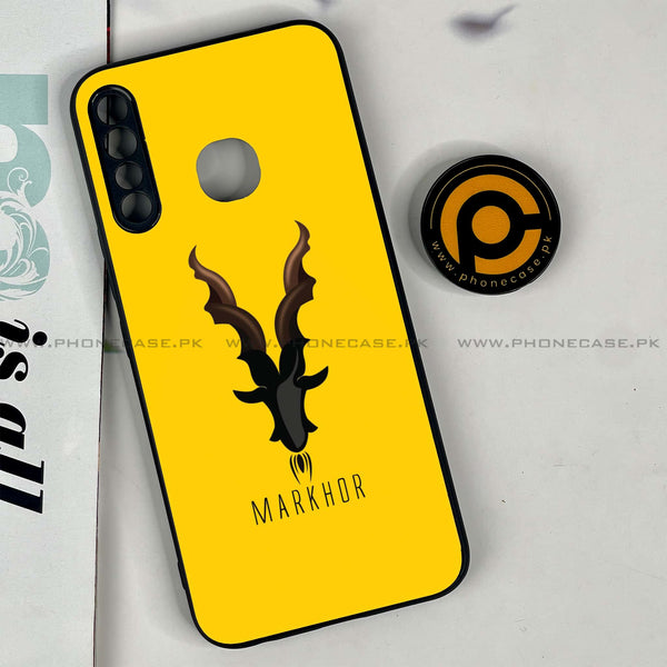 Infinix Hot 8 Lite - Markhor Series - Premium Printed Glass soft Bumper shock Proof Case