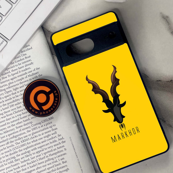 Google Pixel 7 - Markhor Series - Premium Metal Printed soft Bumper Shock Proof Case