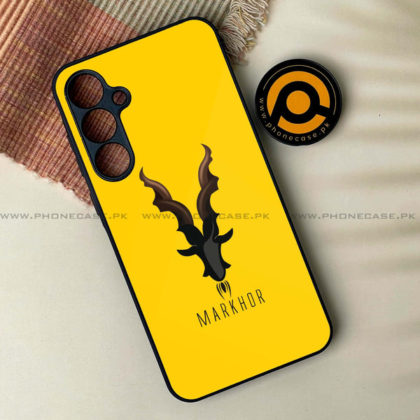 Samsung Galaxy A04s - Markhor Series - Premium Printed Glass soft Bumper shock Proof Case