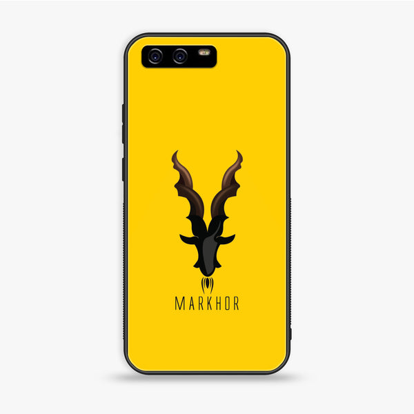 Huawei P10 Plus - Markhor Series - Premium Printed Glass soft Bumper shock Proof Case