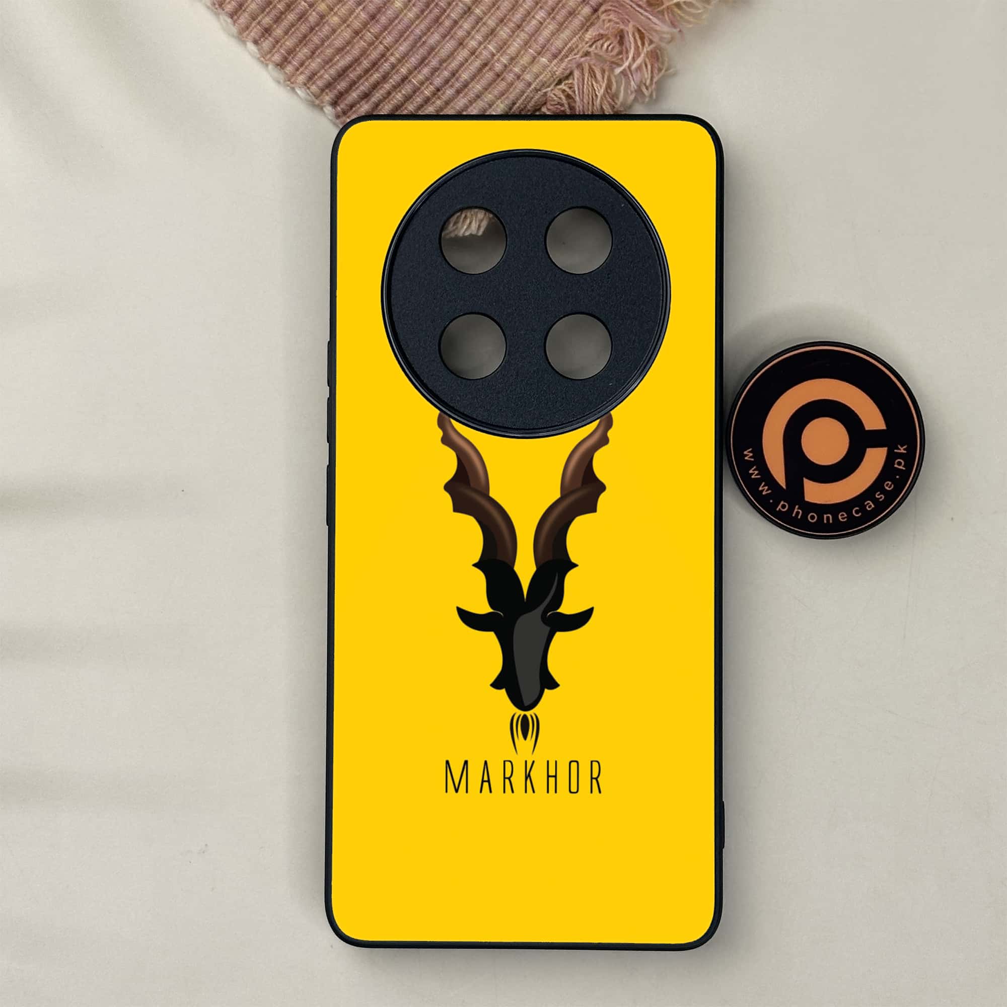 Honor X9c 5G - Markhor Series - Premium Metal Printed soft Bumper shock Proof Case