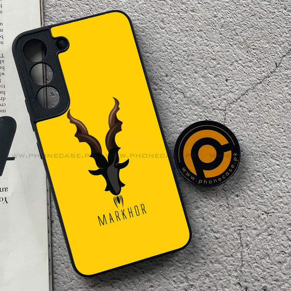 Samsung Galaxy S22 - Markhor Series - Premium Metal Printed soft Bumper shock Proof Case