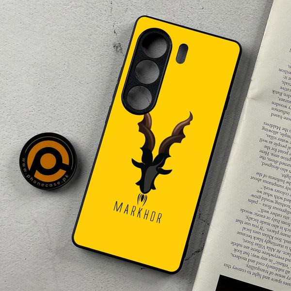 Tecno Camon 40 - Markhor Series - Premium Metal Printed Soft Bumper Shockproof Case