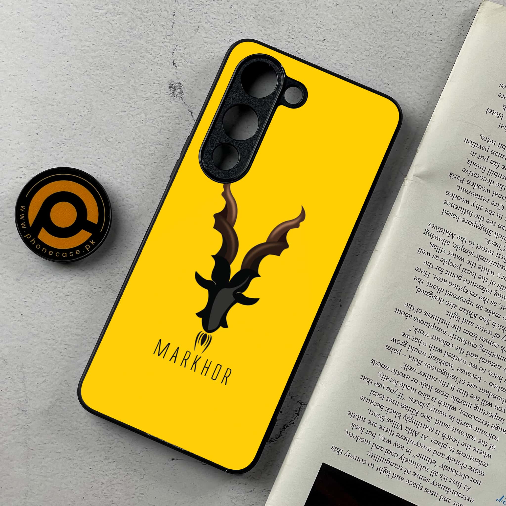 Vivo Y04 - Markhor Series - Premium Metal Printed Soft Bumper Shockproof Case