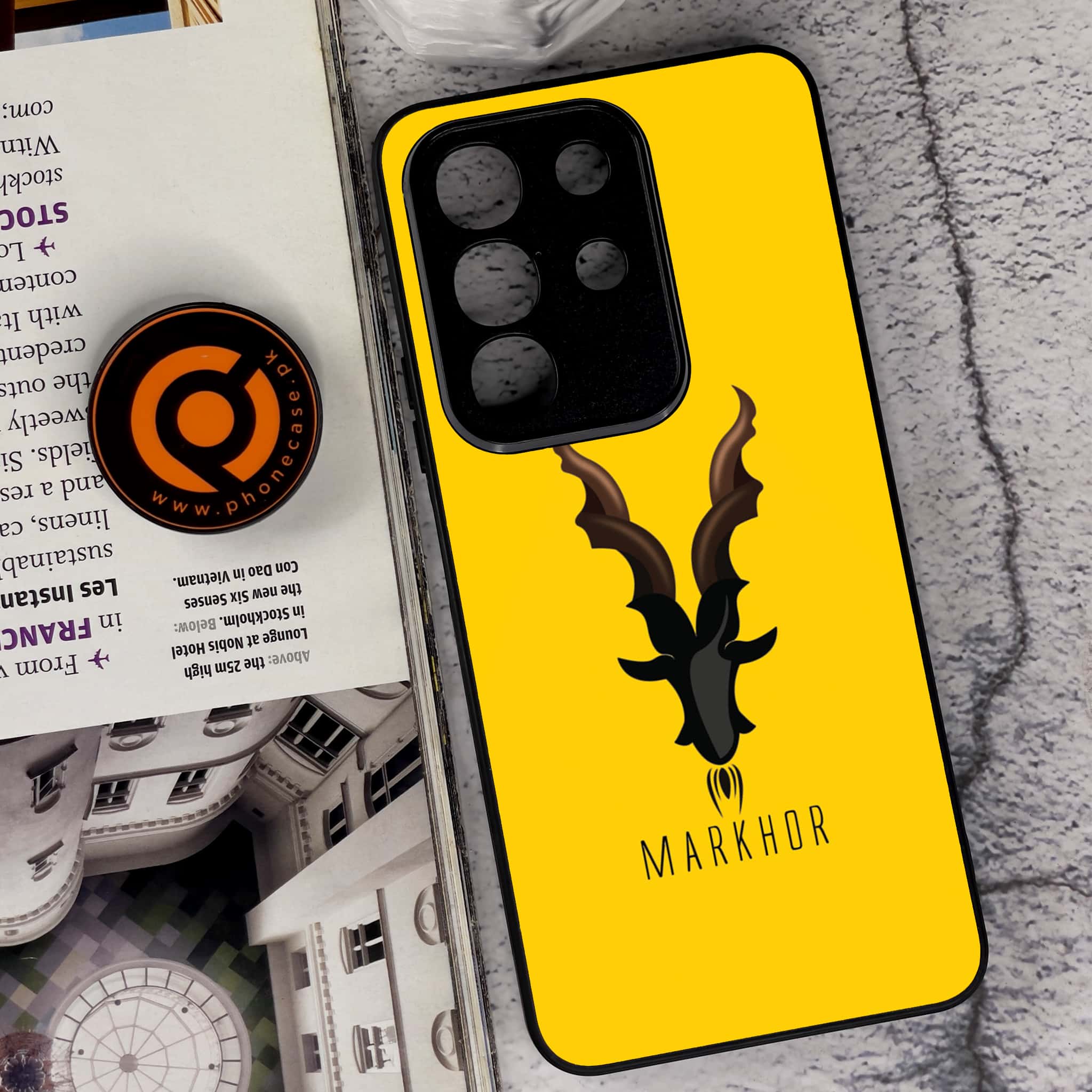 Vivo Y29 4G - Markhor Series - Premium Metal Printed soft Bumper Shock Proof Case