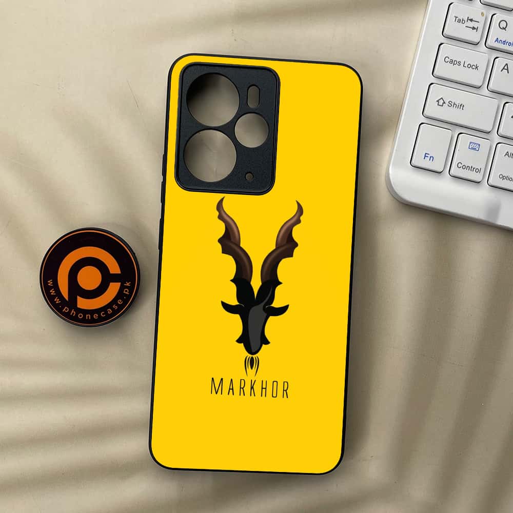 Realme 14 5G - Markhor Series - Premium Metal Printed soft Bumper Shock Proof Case