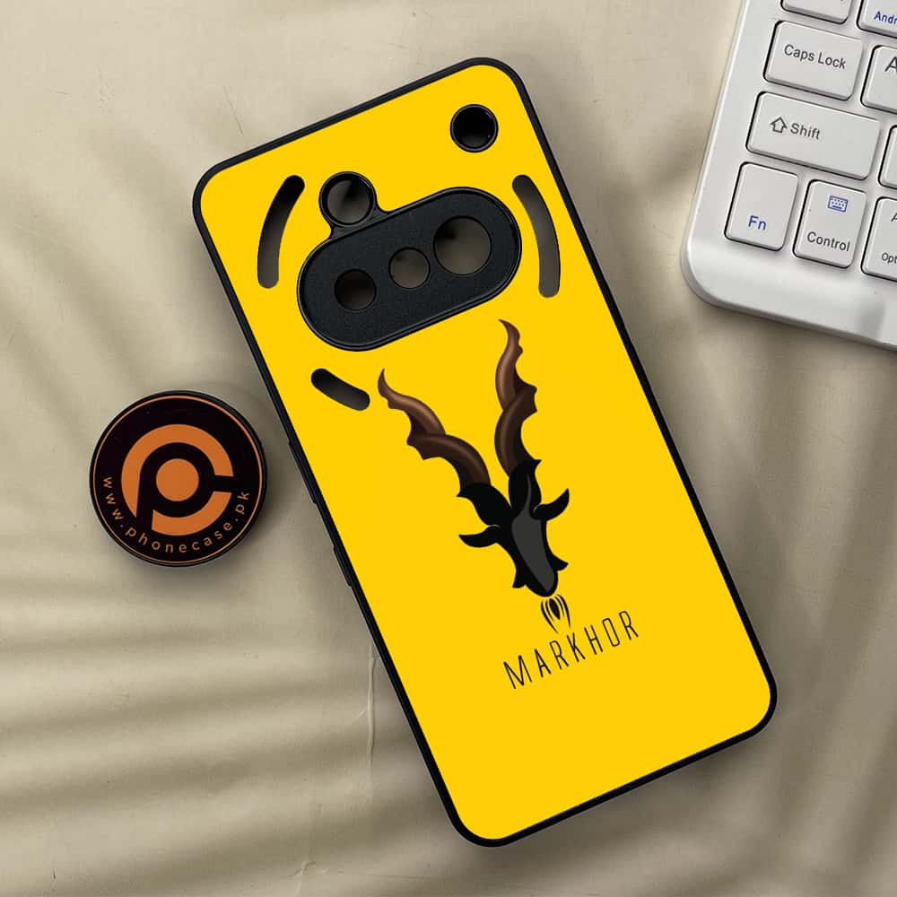 Nothing Phone 3a - Markhor Series - Premium Metal  Printed soft Bumper shock Proof Case