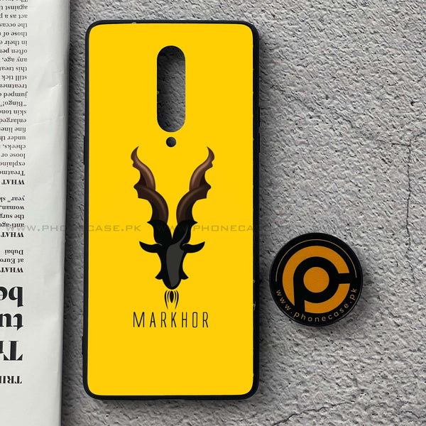 OnePlus 8 - Markhor  Series - Premium Printed Glass soft Bumper shock Proof Case