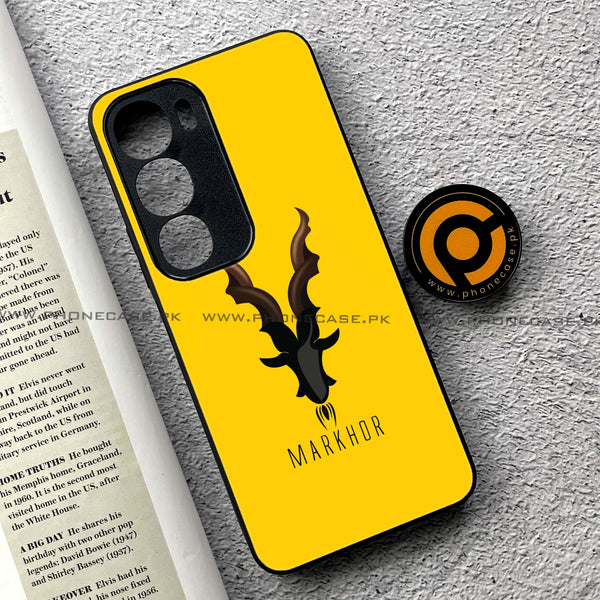 Vivo Y19s - Markhor Design 1 - Premium Printed Glass soft Bumper shock Proof Case CS-41817
