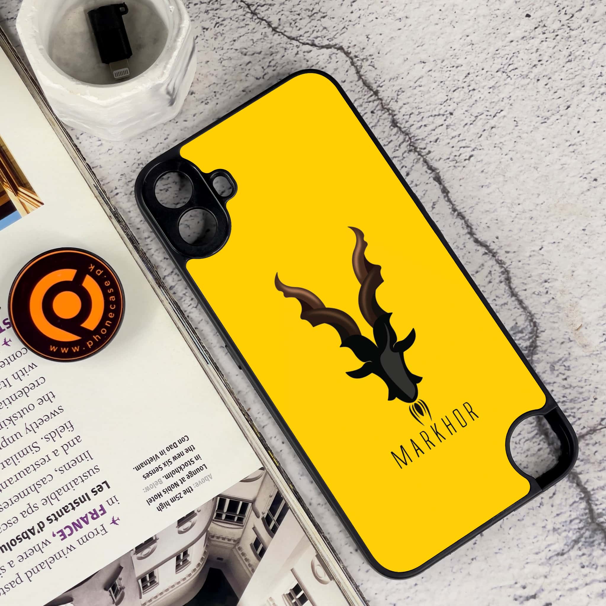 Nothing CMF Phone 1 - Markhor Series - Premium Metal Printed soft Bumper Shock Proof Case