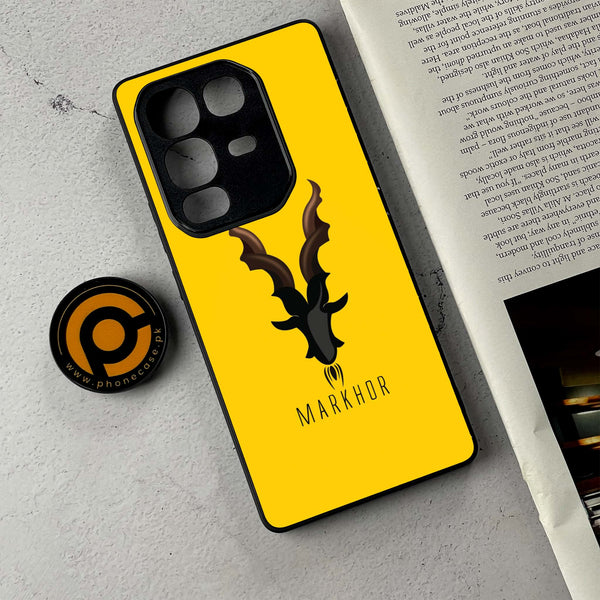 Infinix Note 50 - Markhor Design 1 - Premium Metal Printed Soft Bumper Shockproof Case CS-40559 CS-40586