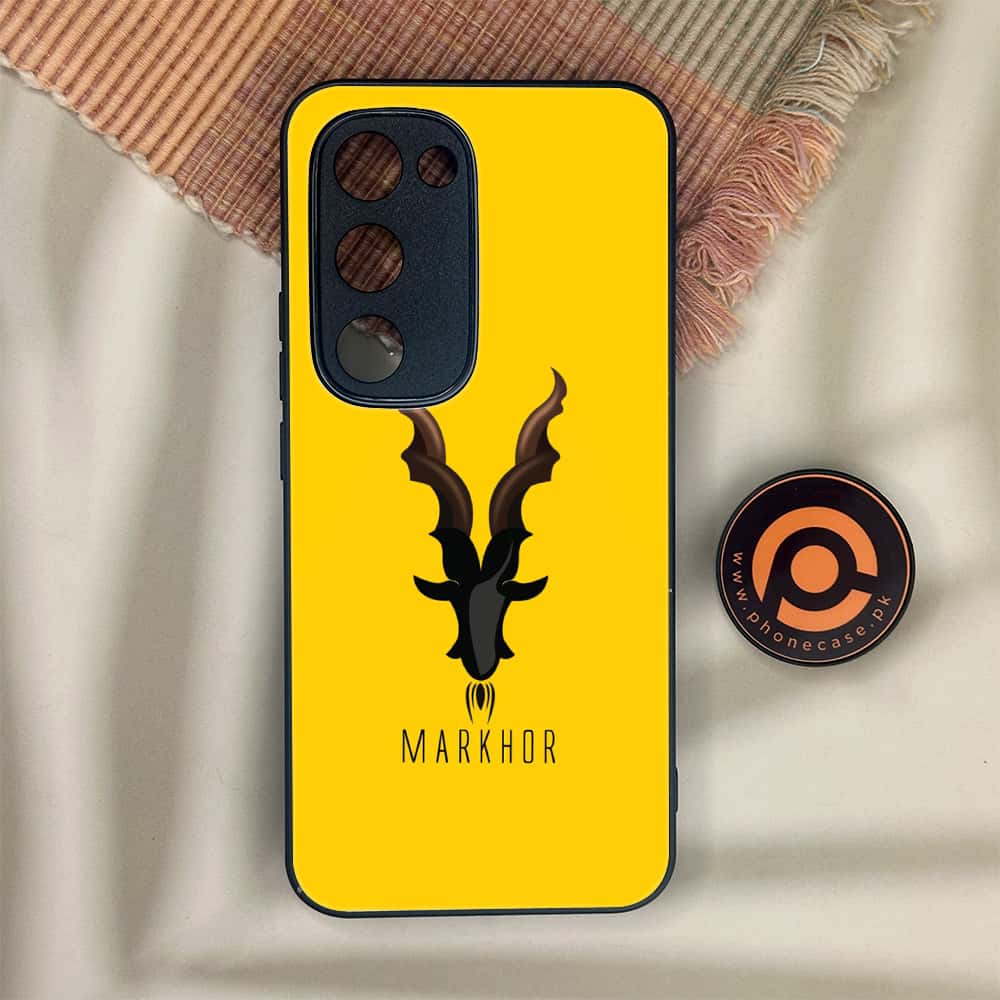 Tecno Spark 40 Pro Plus - Markhor Series - Premium Metal Printed soft Bumper shock Proof Case