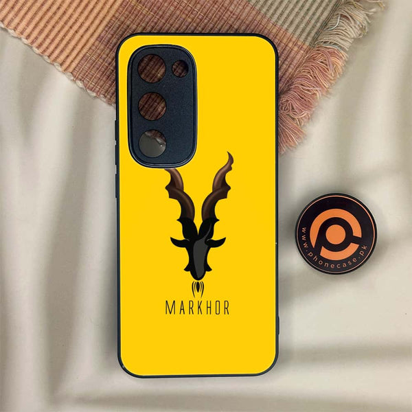 Tecno Spark 40 Pro Plus - Markhor Series - Premium Metal Printed soft Bumper shock Proof Case