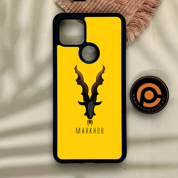 Google Pixel 4a 5G - Markhor Design 1 - Premium Metal Printed Soft Bumper Shock Proof Case