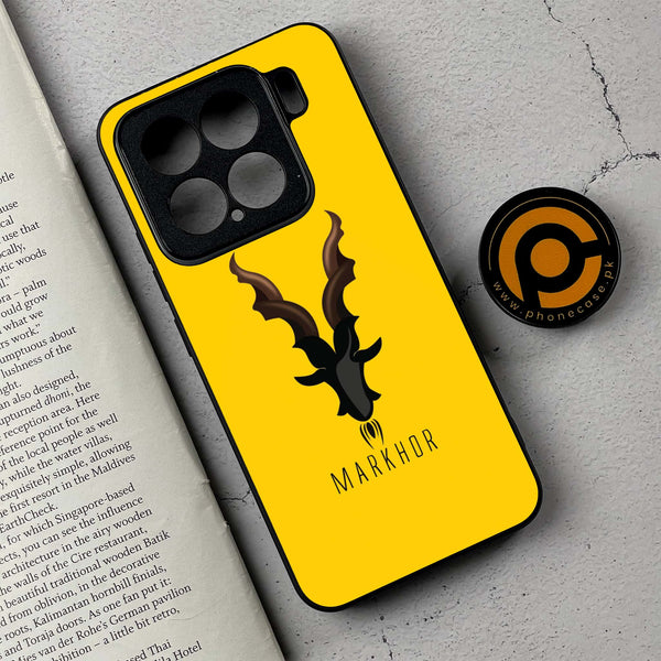 Xiaomi 15 - Markhor Series - Premium Metal Printed soft Bumper shock Proof Case