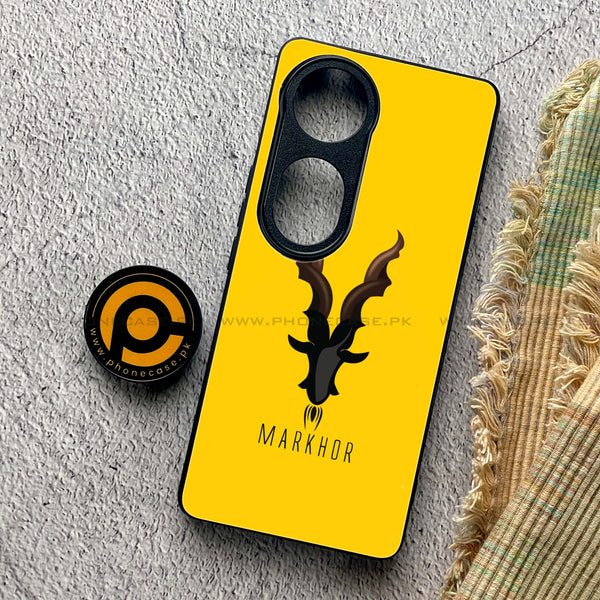 Vivo S19 Pro - Markhor Series - Premium Metal Printed soft Bumper shock Proof Case