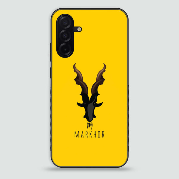 Samsung Galaxy A26 - Markhor Series - Premium Printed Glass soft Bumper shock Proof Case