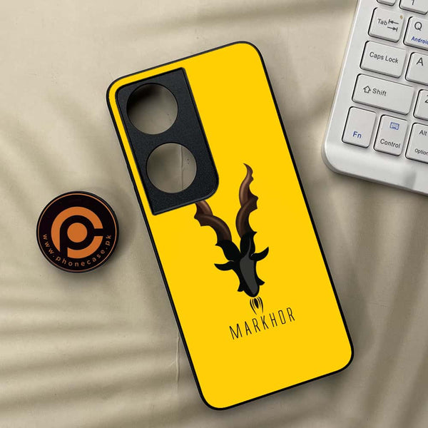 Honor X7b - Markhor Series - Premium Metal  Printed soft Bumper shock Proof Case