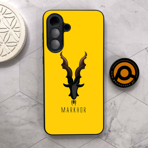 Samsung Galaxy A26 5G - Markhor Series - Premium Metal Printed soft Bumper shock Proof Case