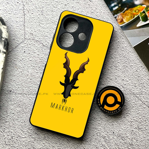 Oppo A5i - Markhor Series - Premium Metal Printed soft Bumper shock Proof Case