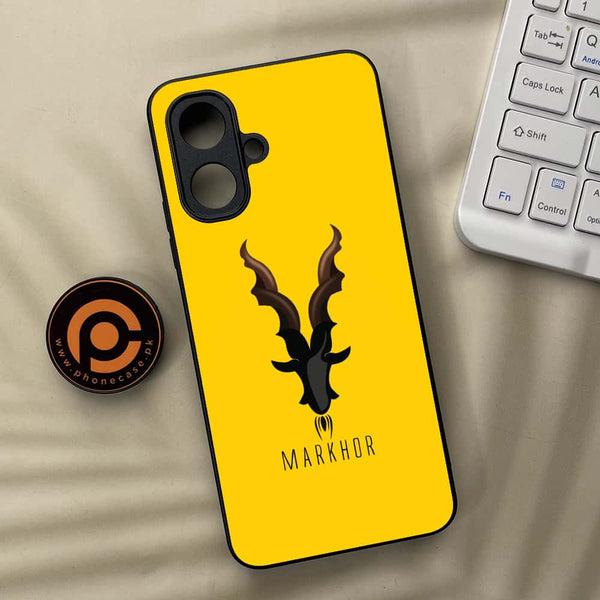Infinix Smart 10/ Spark Go 2/ Pop 10 - Markhor Design 1  - Premium Metal Printed soft Bumper Shock Proof Case CS-38065 CS-39686 CS-41715