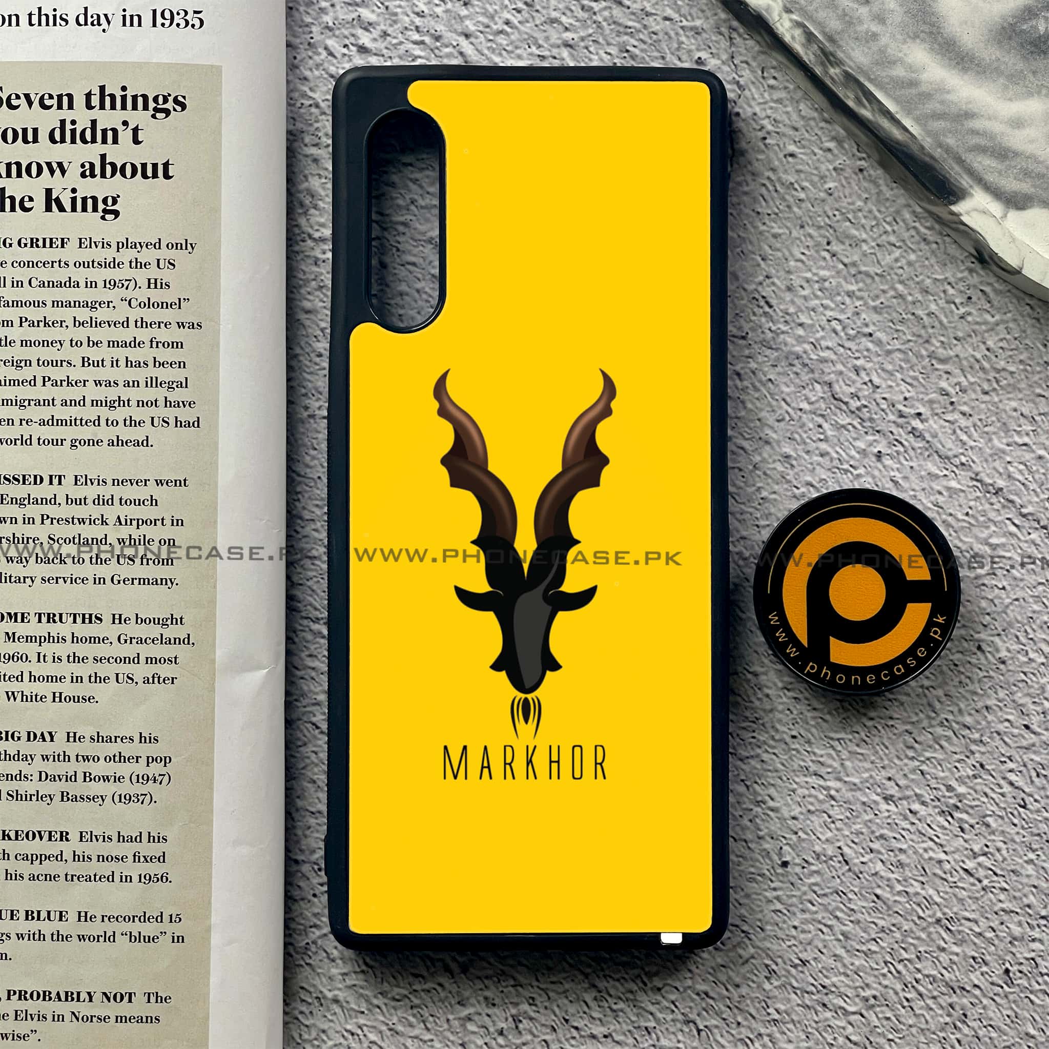 LG Velvet - Markhor Series - Premium Printed Glass soft Bumper shock Proof Case