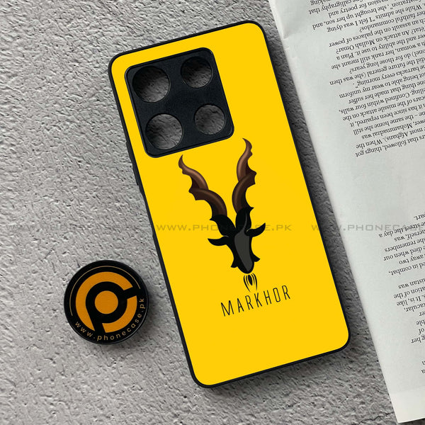 Infinix Note 30 Pro - Markhor Series - Premium Metal Printed soft Bumper shock Proof Case