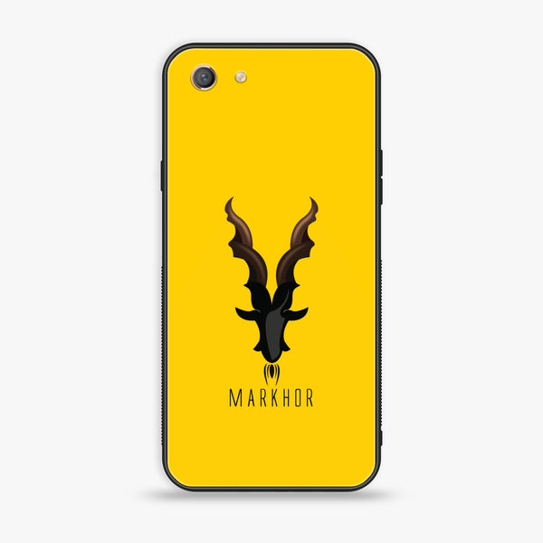 Oppo A71 (2017) - Markhor Series - Premium Printed Glass soft Bumper shock Proof Case