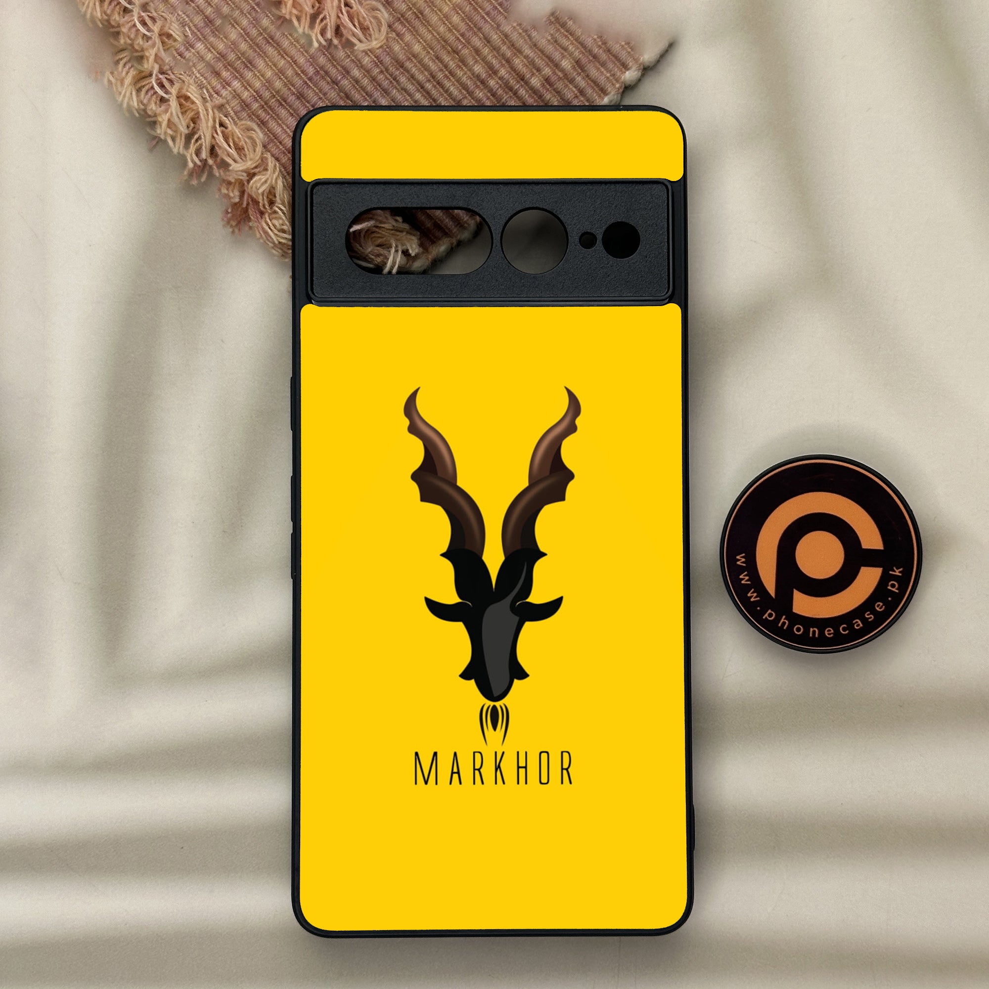 Google Pixel 7 Pro - Markhor Series - Premium Metal Printed soft Bumper Shock Proof Case