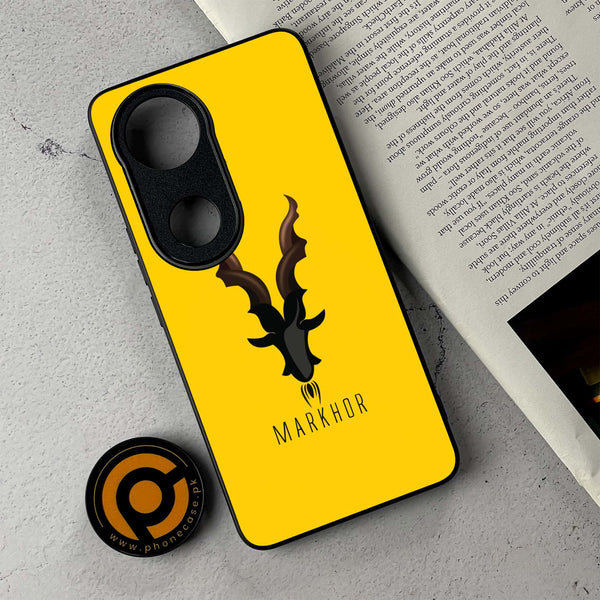 Vivo V50 - Markhor Series - Premium Metal Printed Soft Bumper Shockproof Case