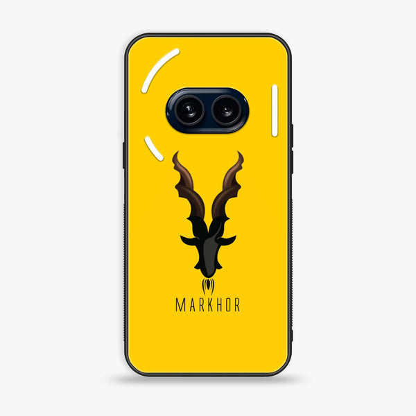Nothing Phone (2a) - Markhor Series - Premium Metal Printed soft Bumper Shock Proof Case
